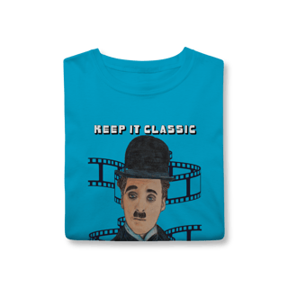 Nome do produto T-Shirt Classic – Keep It Classic, Keep It Chaplin