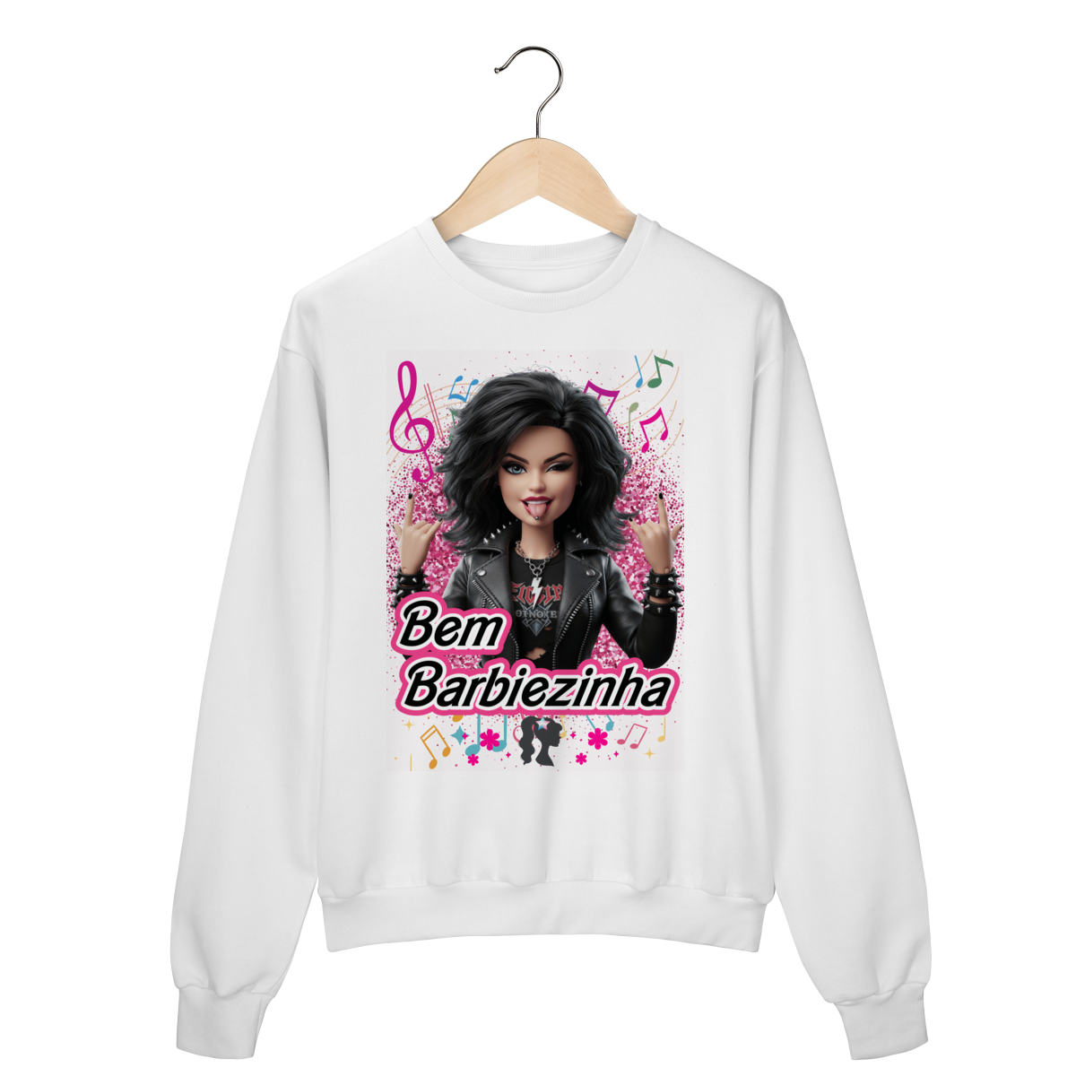 Nome do produto: Moletom Prime Fechado - Bem Barbiezinha