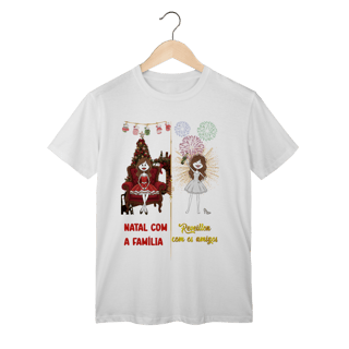 T-Shirt Classic - Natal vs Reveillon (feminina)