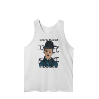 Nome do produto Regata Masculina Quality – Keep It Classic, Keep It Chaplin