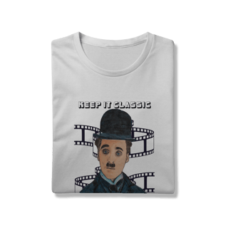 Nome do produto T-Shirt Prime – Keep It Classic, Keep It Chaplin