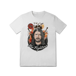 Nome do produto T-Shirt Quality Foo Fighters Burning