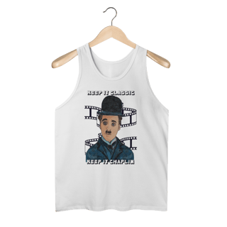 Nome do produto Regata Masculina Quality – Keep It Classic, Keep It Chaplin