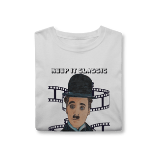 Nome do produto T-Shirt Classic – Keep It Classic, Keep It Chaplin