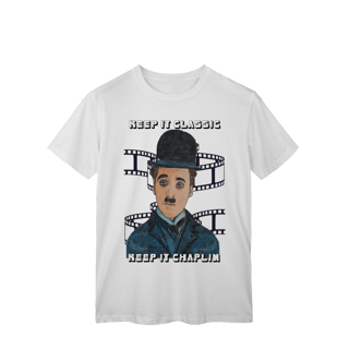 Nome do produto T-Shirt Classic – Keep It Classic, Keep It Chaplin