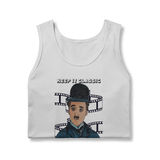 Nome do produto Regata Masculina Quality – Keep It Classic, Keep It Chaplin