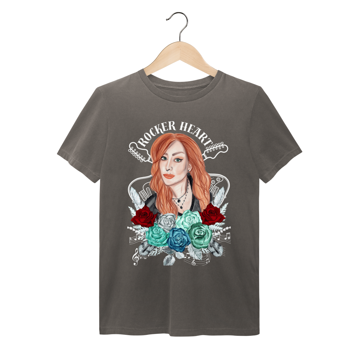 Nome do produto: T-Shirt Estonada - Rocker Heart