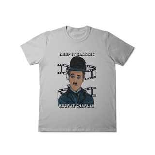 Nome do produto T-Shirt Classic – Keep It Classic, Keep It Chaplin