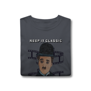 Nome do produto T-Shirt Classic – Keep It Classic, Keep It Chaplin