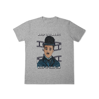 Nome do produto T-Shirt Classic – Keep It Classic, Keep It Chaplin