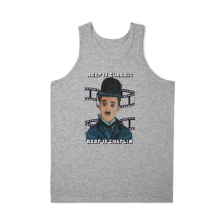 Nome do produto Regata Masculina Quality – Keep It Classic, Keep It Chaplin