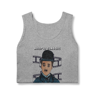 Nome do produto Regata Masculina Quality – Keep It Classic, Keep It Chaplin