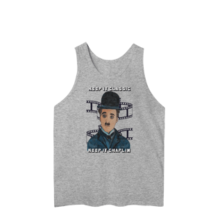 Nome do produto Regata Masculina Quality – Keep It Classic, Keep It Chaplin