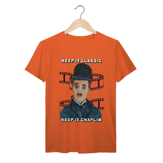 Nome do produto T-Shirt Prime – Keep It Classic, Keep It Chaplin