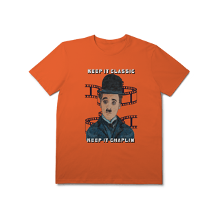 Nome do produto T-Shirt Prime – Keep It Classic, Keep It Chaplin