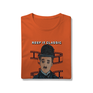Nome do produto T-Shirt Prime – Keep It Classic, Keep It Chaplin