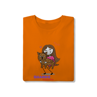 Nome do produto T-Shirt Quality - Quando Encontro um Doguinho
