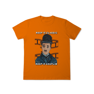 Nome do produto T-Shirt Classic – Keep It Classic, Keep It Chaplin