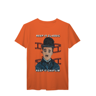 Nome do produto T-Shirt Prime – Keep It Classic, Keep It Chaplin