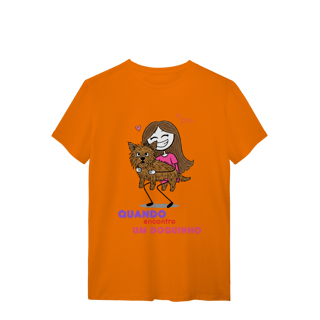 Nome do produto T-Shirt Quality - Quando Encontro um Doguinho