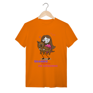 Nome do produto T-Shirt Quality - Quando Encontro um Doguinho