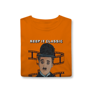 Nome do produto T-Shirt Classic – Keep It Classic, Keep It Chaplin