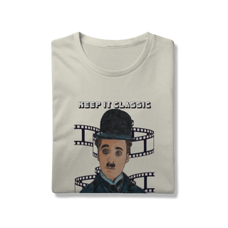 Nome do produto T-Shirt Prime – Keep It Classic, Keep It Chaplin