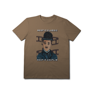Nome do produto T-Shirt Prime – Keep It Classic, Keep It Chaplin