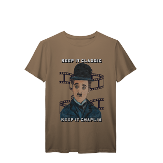 Nome do produto T-Shirt Prime – Keep It Classic, Keep It Chaplin
