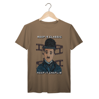Nome do produto T-Shirt Prime – Keep It Classic, Keep It Chaplin