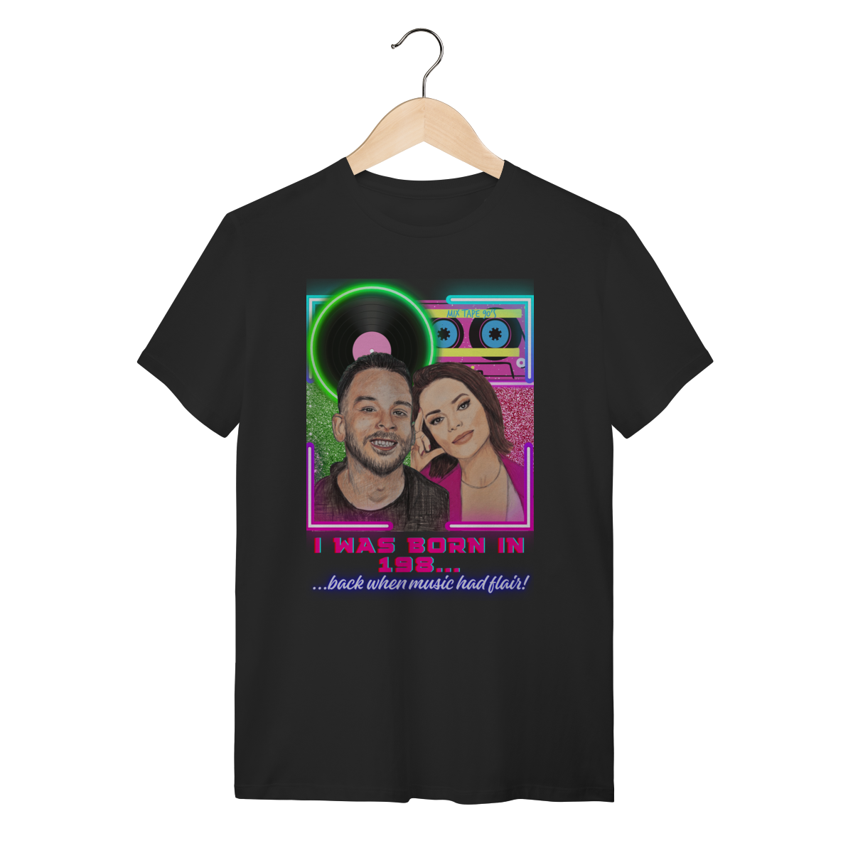 Nome do produto: T-Shirt Quality – Retro Vibes 90’s