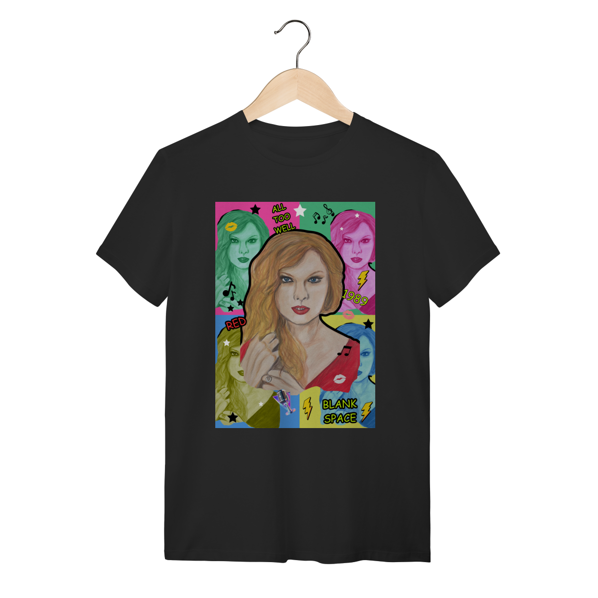 Nome do produto: T-Shirt Quality - Swift Pop Collage