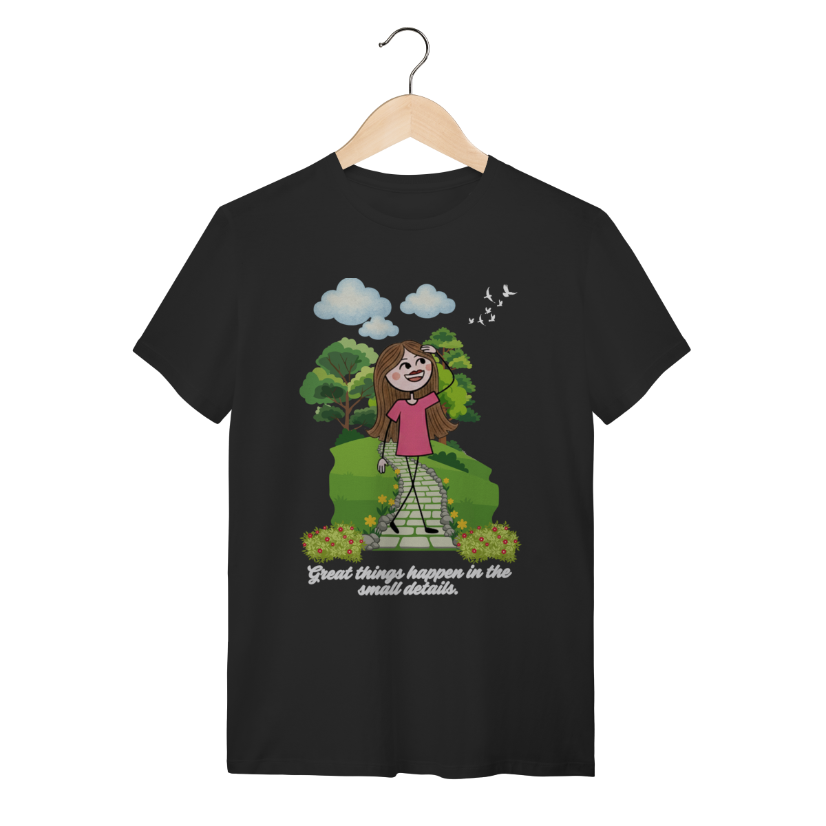 Nome do produto: T-Shirt Quality - Pequenos Detalhes