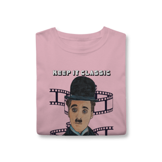 Nome do produto T-Shirt Classic – Keep It Classic, Keep It Chaplin