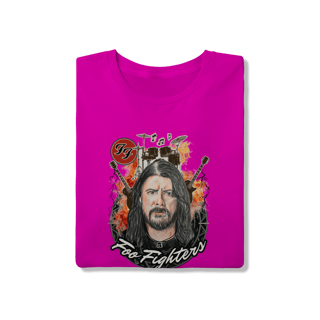 Nome do produto T-Shirt Quality Foo Fighters Burning