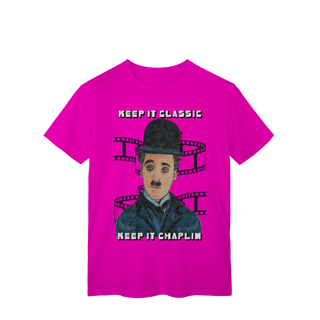 Nome do produto T-Shirt Classic – Keep It Classic, Keep It Chaplin