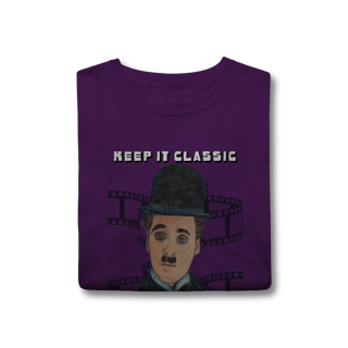 Nome do produto T-Shirt Classic – Keep It Classic, Keep It Chaplin