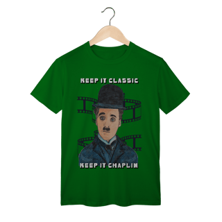 Nome do produto T-Shirt Classic – Keep It Classic, Keep It Chaplin