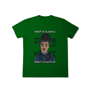 Nome do produto T-Shirt Classic – Keep It Classic, Keep It Chaplin
