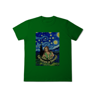 Nome do produto T-Shirt Classic - Alô, Alô! Graças a Deus!