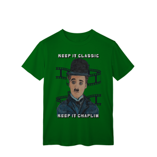 Nome do produto T-Shirt Classic – Keep It Classic, Keep It Chaplin