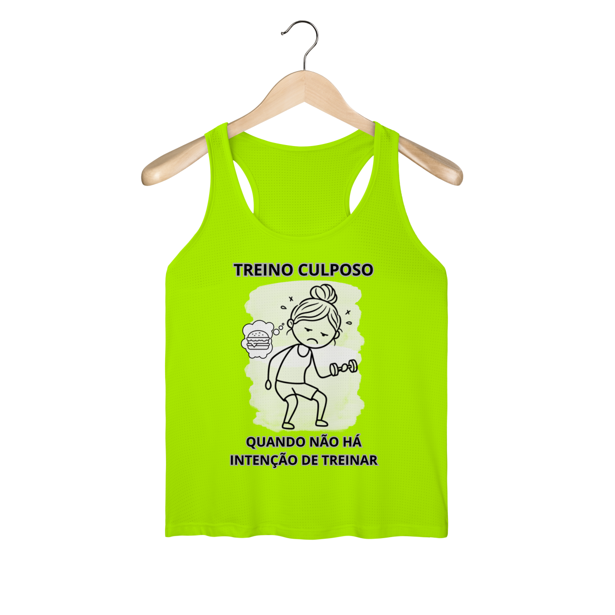 Nome do produto: Regata Feminina Sport Dry UV – “Treino Culposo”