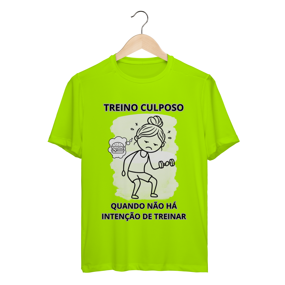 Nome do produto: Camiseta Sport Dry UV – “Treino Culposo”