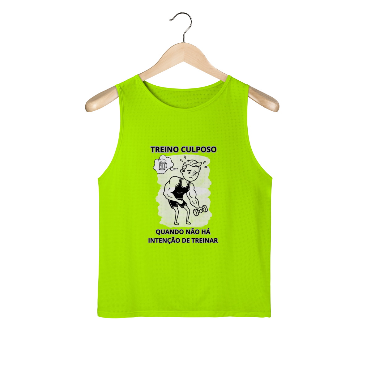 Nome do produto: Regata Masculina Sport Dry UV – “Treino Culposo”