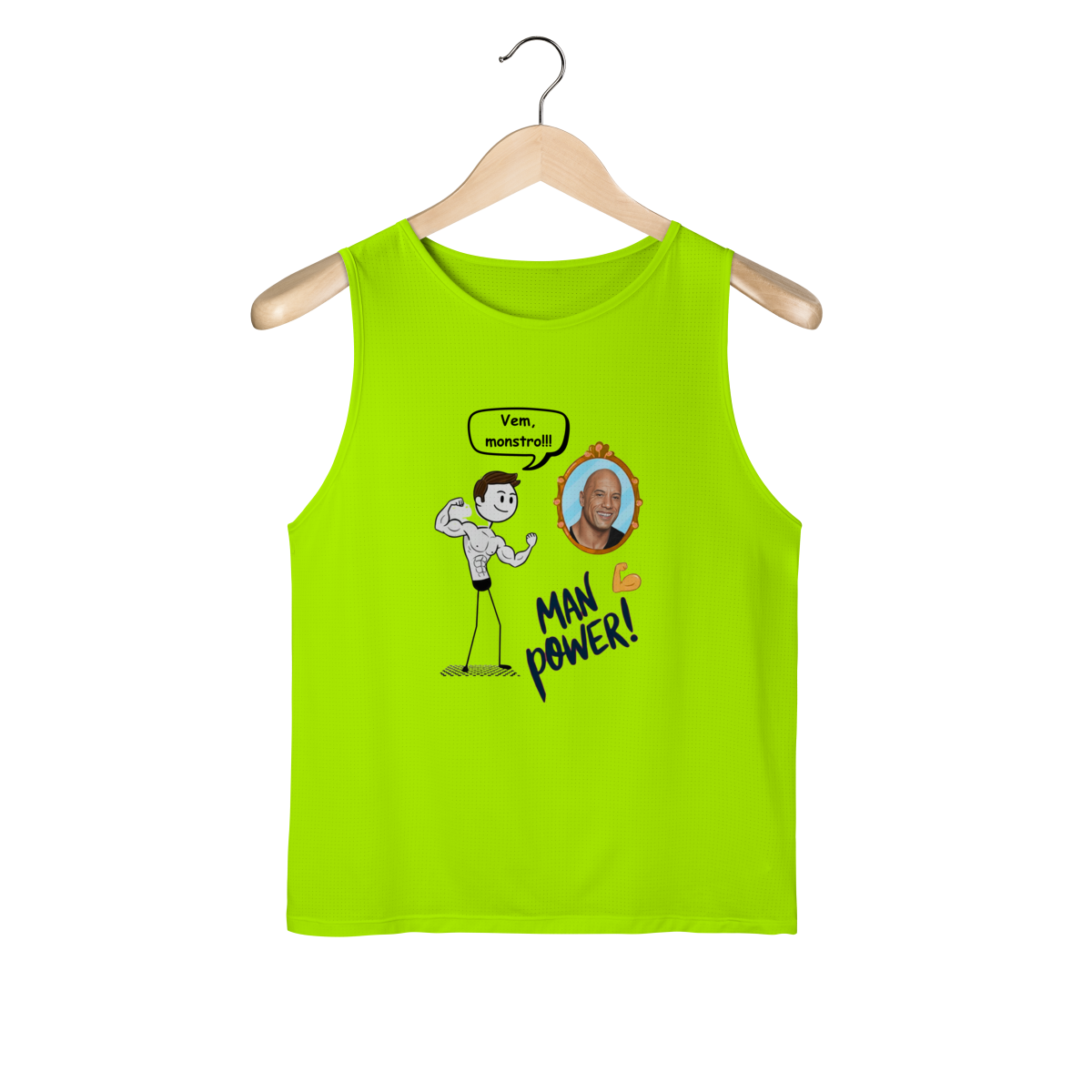 Nome do produto: Regata Masc Sport Dry UV - Man Power Mode On