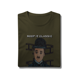 Nome do produto T-Shirt Prime – Keep It Classic, Keep It Chaplin