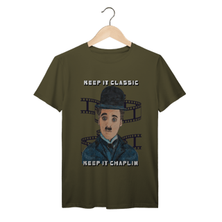 Nome do produto T-Shirt Prime – Keep It Classic, Keep It Chaplin