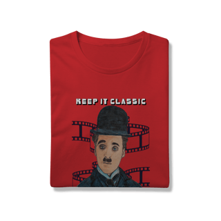 Nome do produto T-Shirt Prime – Keep It Classic, Keep It Chaplin
