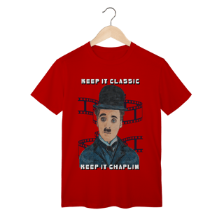 Nome do produto T-Shirt Classic – Keep It Classic, Keep It Chaplin