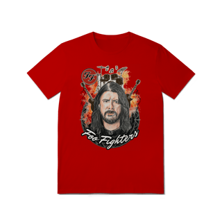 Nome do produto T-Shirt Quality Foo Fighters Burning